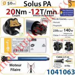 Moteur Solus PA 20/12 LT 50 sans Mds
