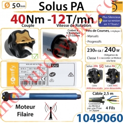 Moteur Solus PA 40/12 LT 50 sans Mds