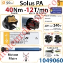 Moteur Solus PA 40/12 LT 50 sans Mds