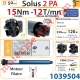 Moteur Solus 2 PA 15/12 LT 50 sans Mds