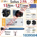 Moteur Solus 2 PA 15/12 LT 50 sans Mds