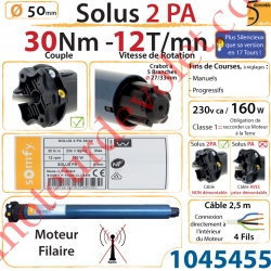 Moteur Solus 2 PA 30/12 LT 50 sans Mds