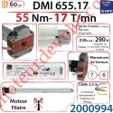 Moteur Filaire Avec Mds T6 Dmi 55/17 Avec FdC à Réglage Progressif
