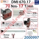 Moteur Filaire Avec Mds T6 Dmi 70/17 Avec FdC à Réglage Progressif