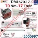 Moteur Filaire Avec Mds T6 Dmi 70/17 Avec FdC à Réglage Progressif