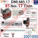 Moteur Filaire Avec Mds T6 Dmi 85/17 Avec FdC à Réglage Progressif
