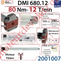Moteur Filaire Avec Mds T6 Dmi 80/12 Avec FdC à Réglage Progressif