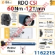 Moteur Rdo 60 Csi 60/12 Avec Mds Hexa 7 & Carré 6 mm