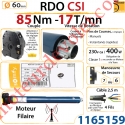 Moteur Rdo 60 Csi 85/17 Avec Mds Hexa 7 & Carré 6 mm