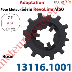 Jeu d'Adaptation pour Moteur Elero Série RevoLine M 50 au Tube Zf 54 en 5/10ème
