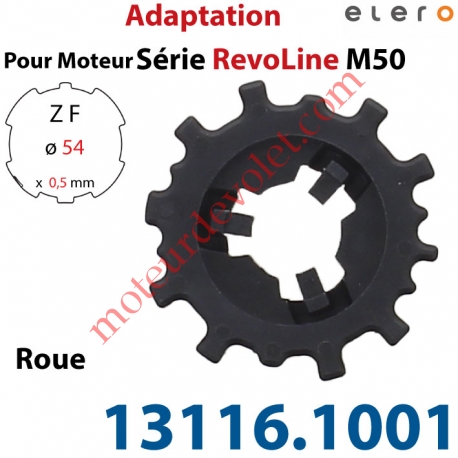 Jeu d'Adaptation pour Moteur Elero Série RevoLine M 50 au Tube Zf 54 en 5/10ème
