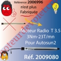 Moteur T3,5 E Hz CC 3/23 12 v cc sans Mds pour Autosun1, remplacé par 2009080