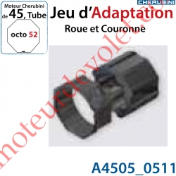 Jeu d'Adaptation pour Moteur Cherubini 45 dans Tube Octo 52