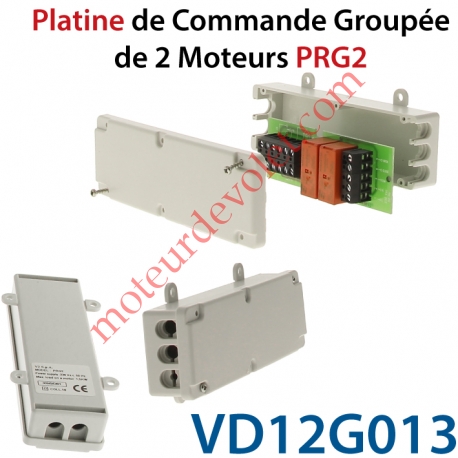 Platine Electro-mécanique de Commande Groupée de 2 Moteurs PRG2
