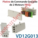Platine Electro-mécanique de Commande Groupée de 2 Moteurs PRG2