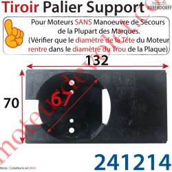 Tiroir Palier Support pour Moteur Toutes Marques dans Bloc Baie Bubendorff 