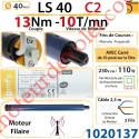 Moteur LS 40 13/10 C2 Avec Carré de 10 sans Mds Double Isolation Classe II