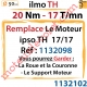 Moteur ilmo 50 WT 20/17 TH (Tête Etroite) Filaire Electronique Réglage Automatique des FdC sans Mds