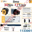 Moteur ilmo 50 WT 30/17 Filaire Electronique Réglage Automatique des FdC sans Mds