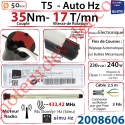Moteur Electronique Radio T5 Auto Hz 35/17 Rts Réglage Automatique des FdC sans Mds