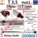 Moteur Radio Simu Hz02 9/16 Rts Sans Carré T3,5 sans Mds Double Isolation Classe II Sans Fil de Terre