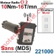 Moteur Bubendorff Radio CI2 10 Nm sans Mds et son Emetteur Mural