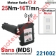 Moteur Bubendorff Radio CI2 25 Nm sans Mds et son Emetteur Mural