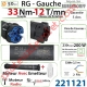Moteur Bubendorff Radio RG Gauche 33 Nm sans Mds et son Emetteur Mural