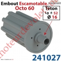 Embout Escamotable Octo 60 Bubendorff Téton diamètre 16 mm Mâle pour Gamme NL