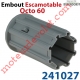 Embout Escamotable Octo 60 Bubendorff Téton diamètre 16 mm Mâle pour Gamme NL