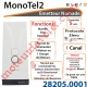 Emetteur Nomade MonoTel 2 Avec Retour d'informations Coloris Blanc 1 Canal