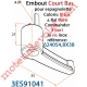 Embout Court Bas modèle Alliance à Visser pour Tube d'Espagnolette Diamètre 14mm Rainuré en Aluminium Laqué Blanc ± Ral 9016