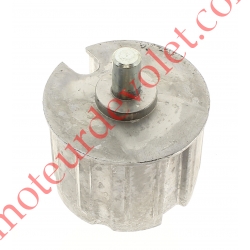 Embout Aluminium pour Tube Rond ø 70 à Goutte Téton ø 12 mm Mâle Longueur 20 mm