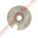 Embout Aluminium pour Tube Rond ø 70 à Goutte Percé ø 14 mm Femelle Longueur xx mm
