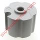 Embout Plastique pour Tube Rond ø 70 à Goutte Percé ø 14 mm Femelle Longueur 47 mm