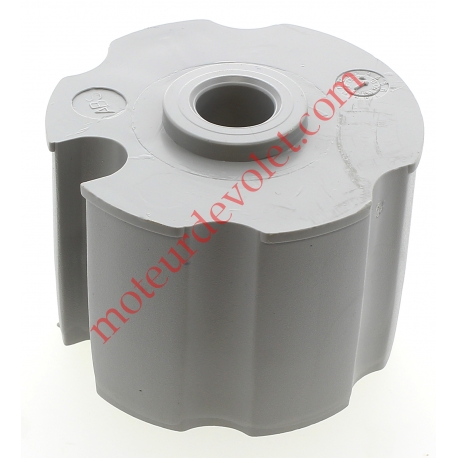 Embout Plastique pour Tube Rond ø 70 à Goutte Percé ø 14 mm Femelle Longueur 47 mm