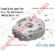 Treuil Vis Sans Fin Manoeuvre Hexa 7 Sortie Hexa 16 Femelle Sans FdC Réduction 10/1