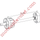 Tandem Polyvalent Zf 80 à Crabot Zf Femelle Axe ø 16 mm Mâle longueur 320 mm
