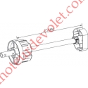 Tandem Polyvalent Zf 80 à Crabot Zf Femelle Axe ø 16 mm Mâle longueur 320 mm