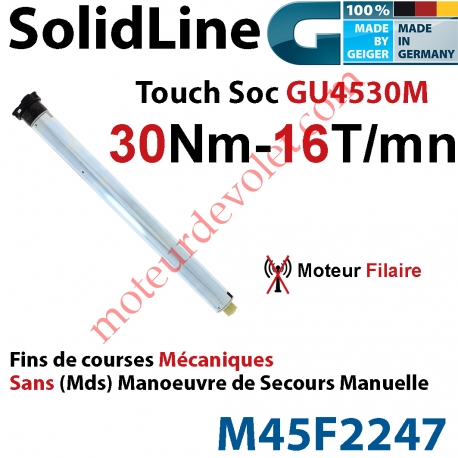 Moteur Geiger Filaire SolidLine Touch Soc 30/16 GU4530M