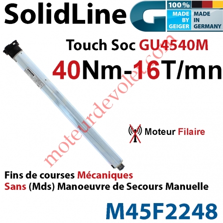 Moteur Geiger Filaire SolidLine Touch Soc 40/16 GU4540M
