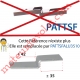 Patte Pvc en Z à Fixer dans Joue Coffre Linteau pour Fixer la Sous-Face,remplacée par la REF PATTSFALU3510