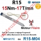 Moteur Filaire Avec FdC à Réglage Progressif 15/17 Becker sans Mds Autre Réf MR15/17C