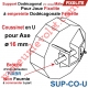 Support Dodécagonal en U passage intérieur 16 mm pour Coffre Fixolite (livré sans broche FIXBR)