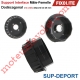 Support Dodécagonal Mâle-Femelle Déporté de 28 mm pour Coffre Fixolite