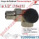 Corps de Robinet Thermostatique Triaxe à Droite 1/2" M30 x 1,5