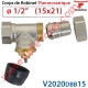 Corps de Robinet Thermostatique Droit 1/2" M30 x 1,5