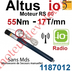 Moteur Altus 55/17 io Radio Home Control RS 60 sans Mds