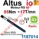 Moteur Altus 85/17 io Radio Home Control RS 60 sans Mds