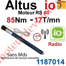 Moteur Altus 85/17 io Radio Home Control RS 60 sans Mds